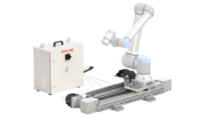 Product Page Cobot Transfer Unit with UR Cobot and Cabinet [transparency]